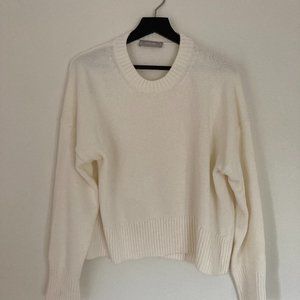 Everlane Soft Cotton Square Crew in Bone